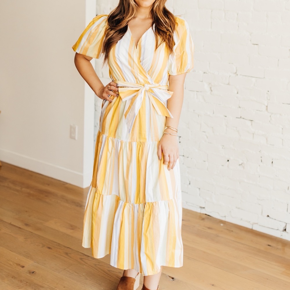 Printed Midi Dress